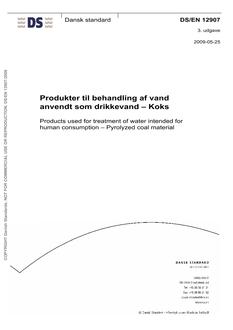 DANSK DS/EN 12907