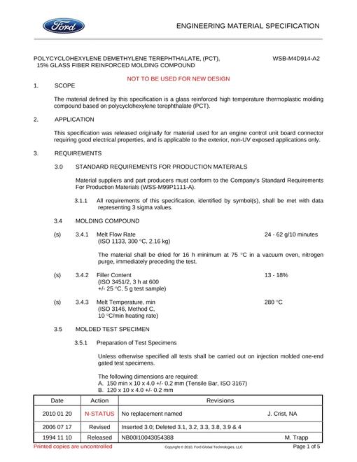 FORD WSB-M4D914-A2