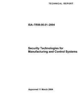 ISA TR99.00.01