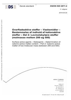 DANSK DS/EN ISO 2871-2
