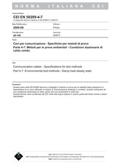 CEI EN 50289-4-7