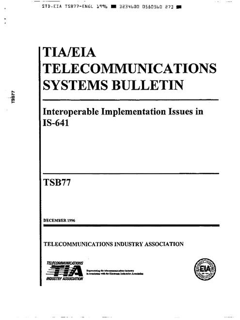 TIA TSB77