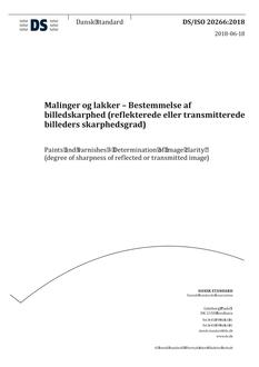 DANSK DS/ISO 20266