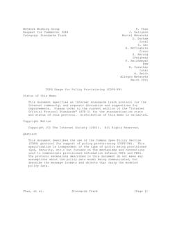 IETF RFC 3084