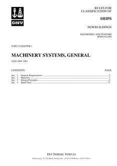 DNV DNV-RU-SHIPS PART 4 CHAPTER 1