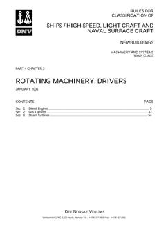 DNV DNV-RU-SHIPS/HSLC PART 4 CHAPTER 3