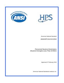 HPS ANSI/HPS N13.52