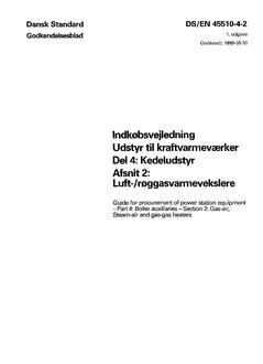 DANSK DS/EN 45510-4-2