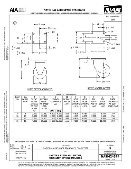 AIA NASM24374