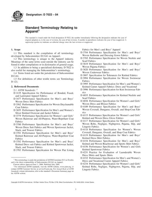 ASTM D7022-04