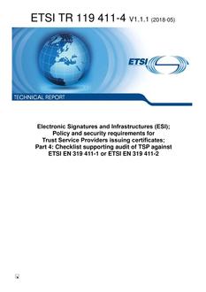ETSI TR 119 411-4