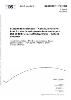 DANSK DS/EN ISO 11073-30400