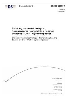DANSK DS/ISO 22090-1