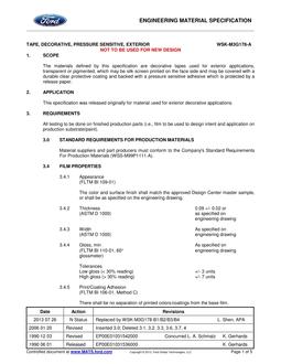 FORD WSK-M3G178-A
