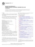 ASTM C110-11