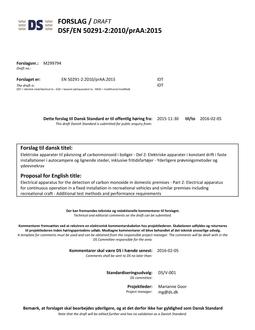 DANSK DSF/EN 50291-2/PRAA