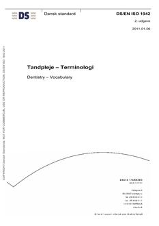 DANSK DS/EN ISO 1942