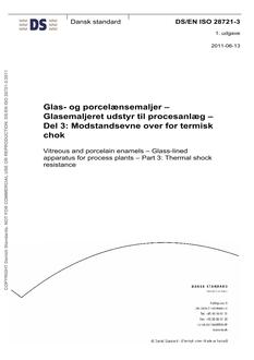 DANSK DS/EN ISO 28721-3