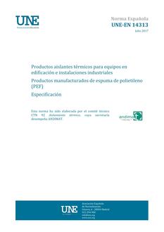 AENOR UNE-EN 14313