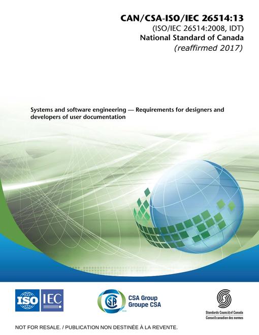 CAN/CSA-ISO/IEC 26514:13 (R2017)