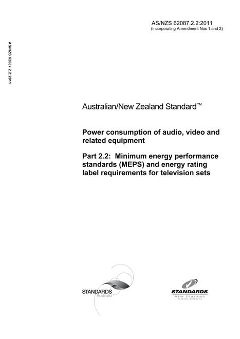 AS/NZS 62087.2.2:2011