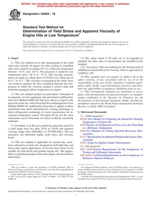 ASTM D4684-18