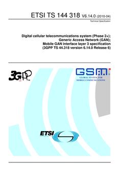 ETSI TS 144 318