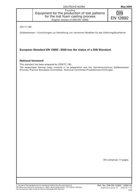DIN EN 12892