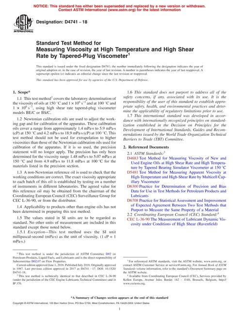 ASTM D4741-18