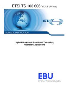 ETSI TS 103 606