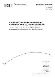 DANSK DS/EN ISO 8936