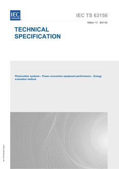 IEC/TS 63156 Ed. 1.0 en:2021