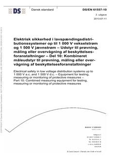 DANSK DS/EN 61557-10
