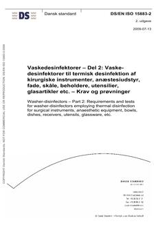 DANSK DS/EN ISO 15883-2