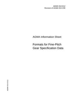 AGMA 910-D12
