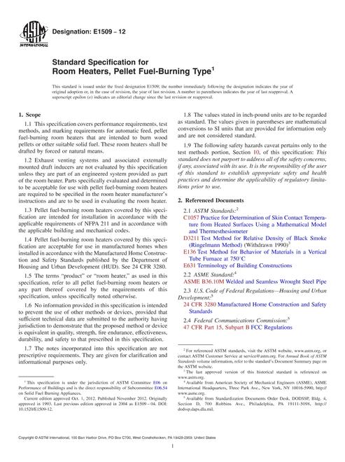 ASTM E1509-12