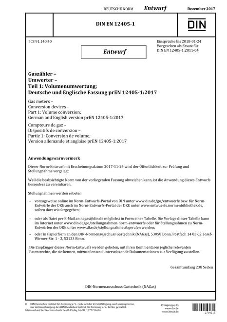 DIN EN 12405-1 - DRAFT