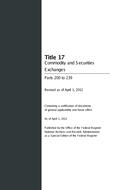 CFR 17CFR 200-239