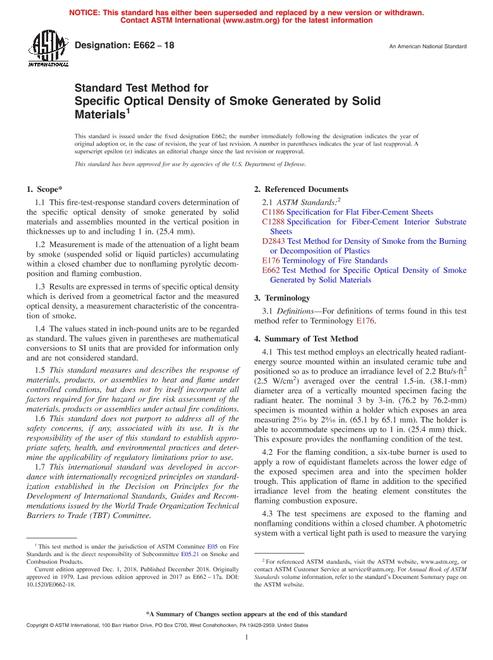 ASTM E662-18