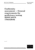 BS EN ISO/IEC 17043:2010