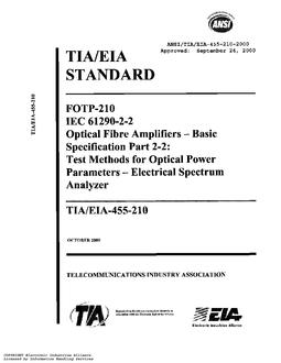 TIA ANSI/TIA/EIA-455-210