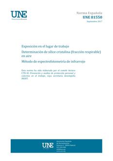 AENOR UNE 81550