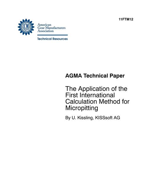 AGMA 11FTM12