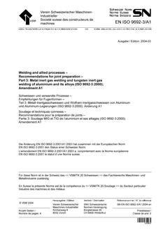 SNV SN EN ISO 9692-3/A1
