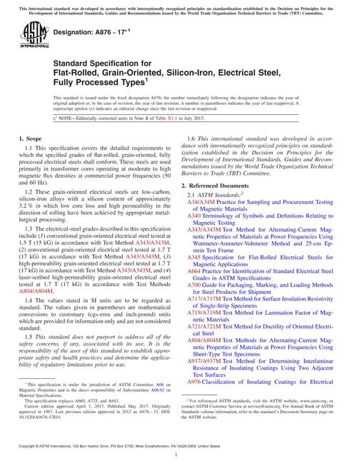 ASTM A876-17e1