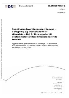 DANSK DS/EN ISO 15927-2