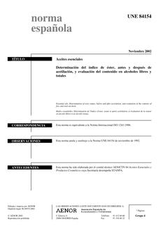 AENOR UNE 84154