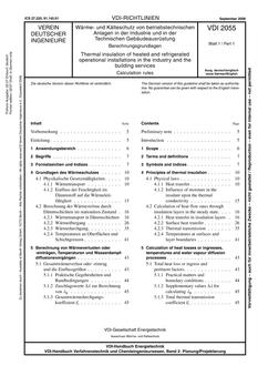 VDI VDI 2055 BLATT 1
