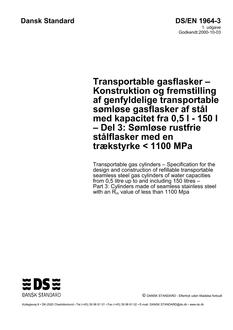 DANSK DS/EN 1964-3