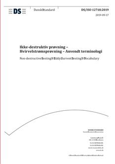 DANSK DS/ISO 12718
